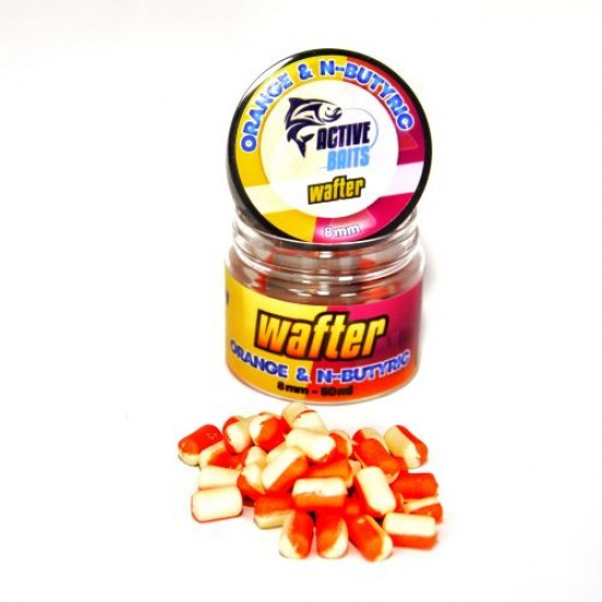 Wafter Active Baits - Premium Wafter Critic Echilibrat Orange & N-Butyric 8mm